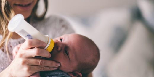 Chaleur, bébé, boisson, eau