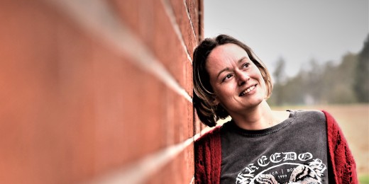 Portrait de Charlotte Haufman, volontaire à la Ligue des familles