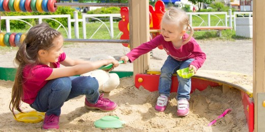 Propriété, prêt, jouet, enfants