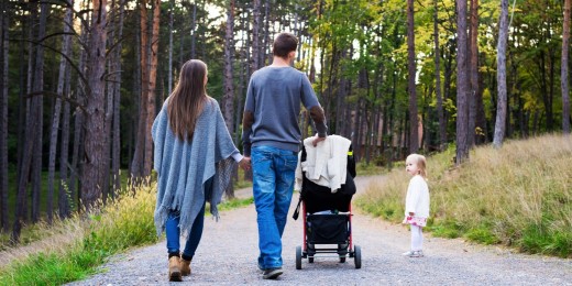 Balade avec des tout-petits en poussette