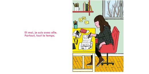 Portrait d'Aurore Petit, illustratrice, autour des thèmes de la naissance et des enfants