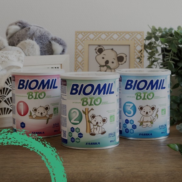 Paquets de lait en poudre