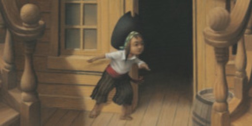 Côté livre jeunesse , Le secret du capitaine de S. Poulin et J. Leroy (Pastel)