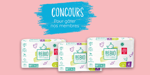 Concours : 6 mois de langes bio à gagner