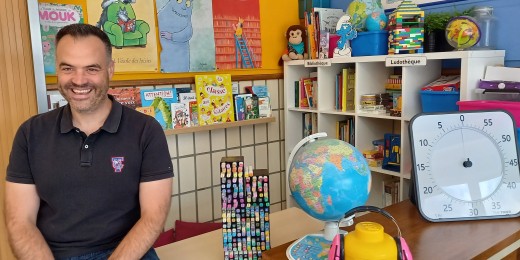 Rencontre avec Christophe Gillet, instituteur et auteur