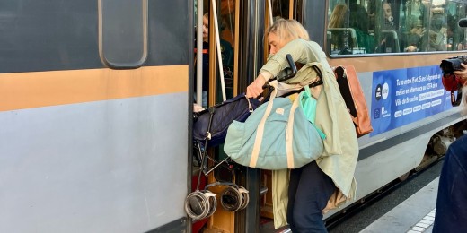 "Parcours poussette" avec la Ministre pour sensibiliser aux difficultés d’accès aux transports en commun