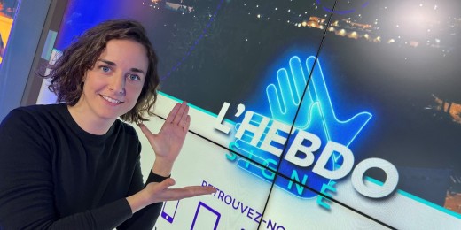 Rencontre avec Sibylle Fonzé, la première présentatrice d’un journal télé en langue des signes