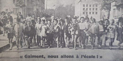 En décembre 1963, le rythme scolaire et, plus précisément, «&nbsp;la semaine de cinq jours&nbsp;» pour les écoliers et les écolières, fait réagir