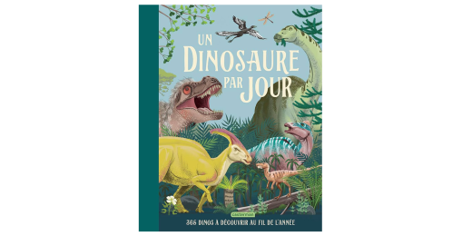 Jolies illustrations, contenu pédagogique, principe original, un livre sur les dinosaures qui a tout pour plaire