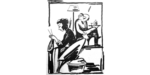 À l’hiver 64, Roberte Frank lance une enquête dans les pages du Ligueur où il est question du couple