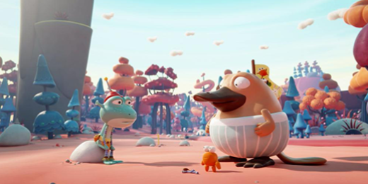 Non-non dans l’espace ou le retour au cinéma du petit ornithorynque créé par Magali Le Huche