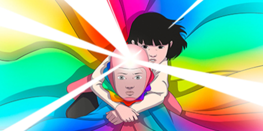 Un voyage à dos d'arc en ciel pour un film d'animation sur le futur