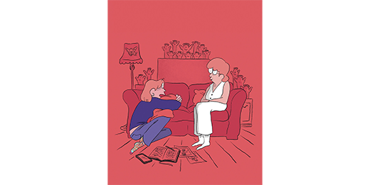 Blanche de Maëlle Réat, BD autour de la toxicomanie d'une mère