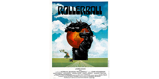 En 1975, le film Rollerball apparaît dans els pages ciné du Ligueur