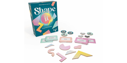 Shape it, un jeu coopératif qui fait découvrir des mots avec des formes