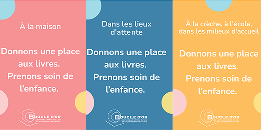 «&nbsp;Donnons une place aux livres. Prenons soin de l’enfance&nbsp;», une campagne de l'asbl Boucle d'or